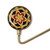 Snap Hook MutliUse Bag Hanger Holder Carrier with Extra Strong Grip (Dark Floral)