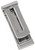 Brushed Silver Modern Stainless Steel Boxed Money Clip