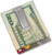 Brushed Silver Modern Stainless Steel Boxed Money Clip
