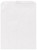 Made in USA 125Count Party Favor White Kraft Paper Flat Merchandise Bags (8.5" X 11")