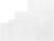 Made in USA 125Count Party Favor White Kraft Paper Flat Merchandise Bags (8.5" X 11")