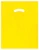 S7184 | Pack of 125 Glossy Plastic Merchandise Bags (12" X 15") With Die Cut Handles | Made In USA