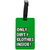 Only Dirty Clothes Inside  Funny Luggage Suitcase Bag Tags (Pack of 4)