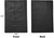 Genuine Cowhide Leather Black Passport Cover Case Holder & Wallet