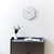 Modern Minimalist Geometric Wall Clock (Black)