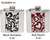 6 oz Pocket Hip Alcohol Liquor Flask in Etched Black Numbers Print  Made from 304 (18/8) Food Grade Stainless Steel