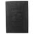 Genuine Large Black Cowhide Leather Passport Cover Case Holder & Wallet for Men & Women