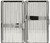 Silver Lines (Full Pack 120s) MetalPlated Cigarette Case & Stash Box