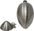 Vanity CustomShaped 6 oz Football Alcohol Liquor Flask (Made from 304 (18/8) Food Grade Stainless Steel)