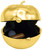 Gold Pepper Shaped Pocket Purse Portable Travel Pill Box (1 Large Compartment)-1