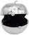 Silver Tomato Shaped Pocket Purse Portable Travel Pill Box & Medicine Organizer (1 Large Compartment)