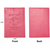 Genuine Cowhide Leather Pink RFIDBlocking Passport Cover Case Holder & Wallet
