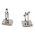 Men's PlatinumPlated Golden Elephant Cufflinks in Gift Box