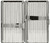 Silver Four Square (Full Pack 120s) MetalPlated Cigarette Case & Stash Box