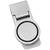 Set of 2 ChromePlated Hinged Stainless Steel Money Clips in Silver (Orbital Design  Engravable)