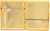 Gold Reflective (20 100s) Etched MetalPlated Cigarette Case & Stash Box