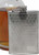 8 oz Pocket Hip Alcohol Liquor Flask in Etched 3D Cube Print  Made from 304 (18/8) Food Grade Stainless Steel