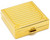 Set of 2 Square Shaped Pocket Purse Pill Box & Organizer (Vintage Gold)