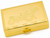 Set of 2 Rectangular Shaped Pocket Purse Pill Box & Organizer with Dual Compartments (Gold Vintage Car)