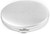 Modern and Minimal 1:3x Magnified Compact DoubleSided Mirror (Plain Flat Silver)
