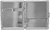 Silver Reflective (20 100s) Etched MetalPlated Cigarette Case & Stash Box