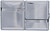 Silver Geometric Xs (Full Pack 100s) MetalPlated Cigarette Case & Stash Box