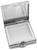 Set of 2 Square Shaped Pocket Purse Pill Box & Organizer (Vintage Silver)