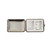 Silver Floweral Design Purse Portable Pill Box (2 Compartments)