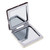 Pack of 3 Square Shaped Folding Compact Pocket Makeup Mirror Double Sided (3X Magnification) in Gift Box