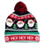 Christmas Themed Light Up Beanie with LED Lights (Ho Ho Ho (Santa))