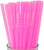 [Unwrapped] Made in USA Pack of 250 Smoothie It's a GIRL (10" X 0.28") Plastic Drinking Straws (Non-toxic, BPA-free) Pink