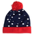 Christmas Themed Light Up Beanie with LED Lights (Merry Xmas Bulldog)