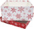 Made in USA Recycled Paper Kraft Boxes  6.25, 7.25 & 8.25  Nested Squared Boxes with Lids (Large Set of 3  Merry Christmas Snowflakes)