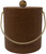Hand Made In USA Beachwood Wicker Double Walled 3Quart Insulated Ice Bucket With Ice Tongs (Wicker Wood Collection)
