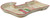Merry Christmas Holiday Stocking Shaped 10" Ceramic Accent Plate