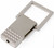Silver Checkered Pattern Keychain