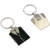Silver His & Her's Bridal Set Keychain Dual Pack