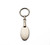 Silver Oval Quick Release, Pull Apart Valet Keychain Accessory Detachable for Convenience