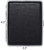 Lizard Print Black Leather Money Clip + Matching (100s) Nickle-Plated Metal Cigarette Herbal Cigarette Cigar Tobacco Carrying Stash Storage Case