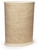 Made in USA Faux Beige Leather 5Gallon Sleek and Stylish Vinyl Waste Basket (10.25 X 12.5)