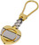 Gold & Silver Heart Keychain