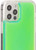 Fluorescent Green & Yellow Liquid Sand ShockAbsorbing Protective Case for iPhone 12 Pro Max + Tempered Glass Screen Protector