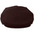 Wool Blend Newsboy Ivy Cap Flat (Dark Brown, Large)