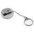Retractable Round Keychain With Belt Clip Key Ring (28" Steel Chain Cord)