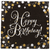 Sparkling Happy Birthday Pack! Disposable Paper Plates, Napkins and Cups Set for 15 (With free extras)