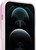 Maroon-Purple Silicone Epoxy Resin Design Case for iPhone 12 Pro Max + Tempered Glass Screen Protector