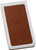 Smooth Tan Leather Money Clip + Matching (100s) Nickle-Plated Metal Cigarette Herbal Cigarette Cigar Tobacco Carrying Stash Storage Case