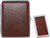 Smooth Tan Leather Money Clip + Matching (100s) Nickle-Plated Metal Cigarette Herbal Cigarette Cigar Tobacco Carrying Stash Storage Case