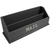 Rustic Wooden Office Desk Organizer & Mail Rack with Distressed Wood Finish 12" X 4" X 5" (Gray)