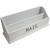 Rustic Wooden Office Desk Organizer & Mail Rack with Distressed Wood Finish 12" X 4" X 5" (White)
